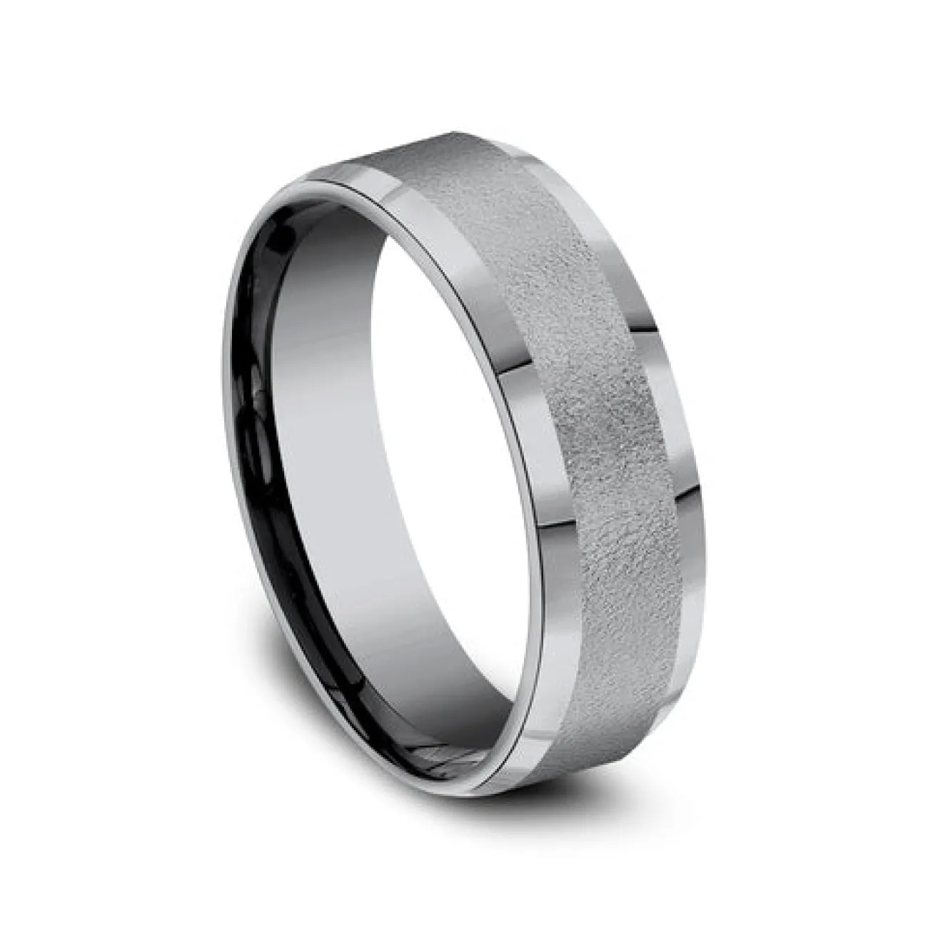 Alpha Tantalum Comfort Fit 7.0 Wedding Band Ring