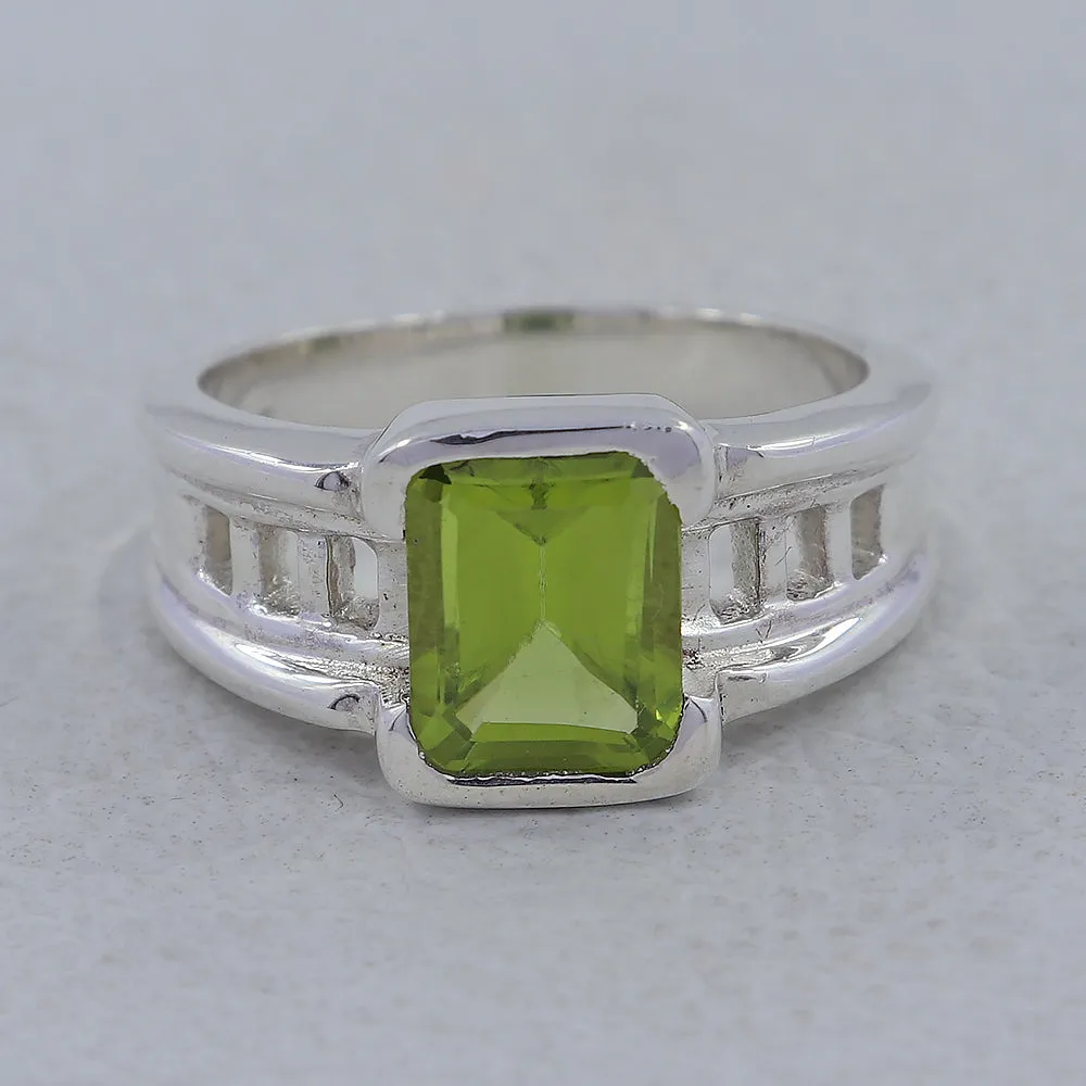 Amethyst Designer Ring 925 Sterling Silver