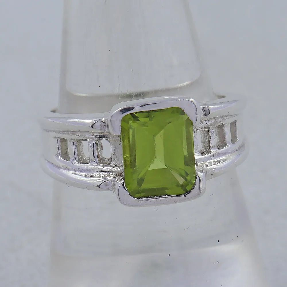Amethyst Designer Ring 925 Sterling Silver