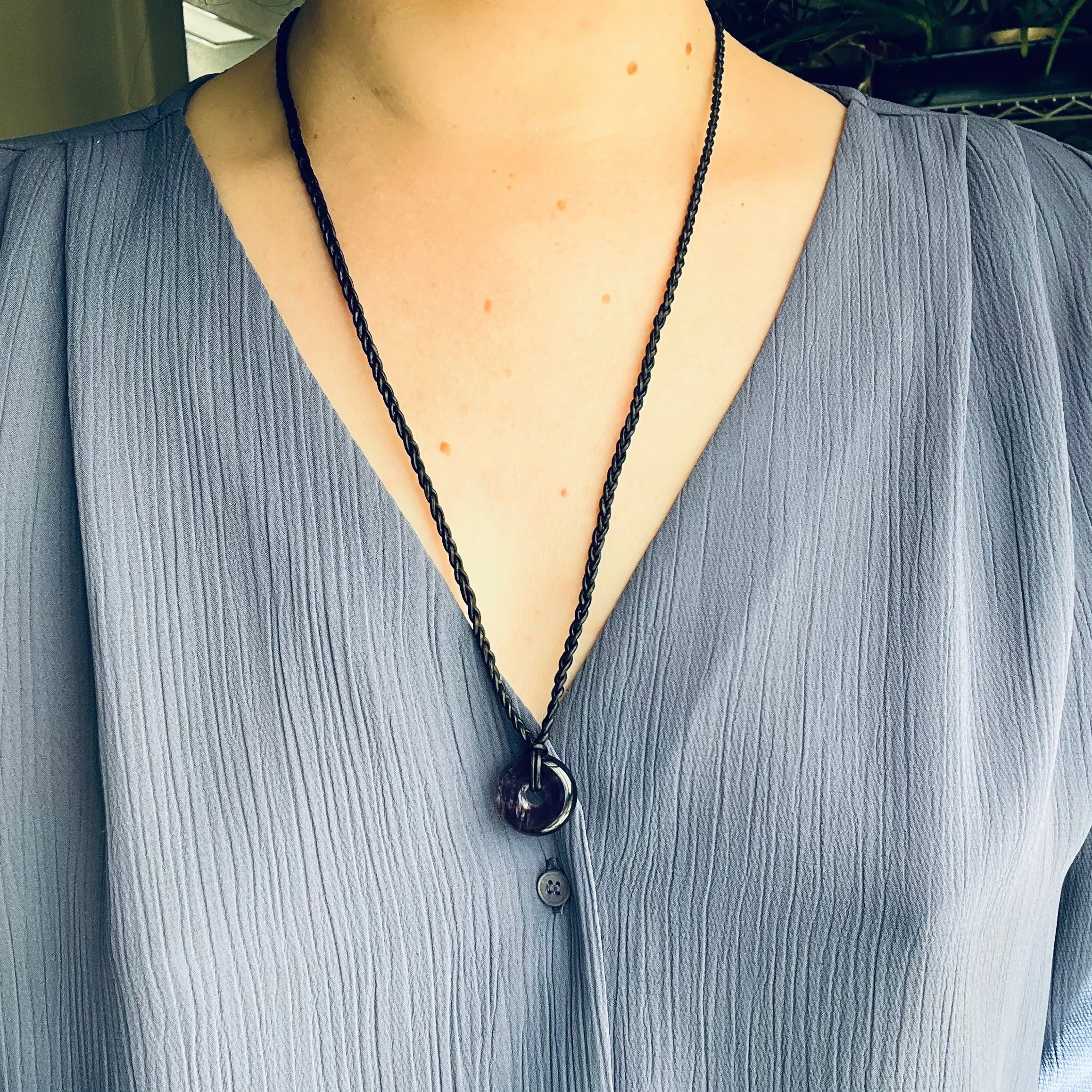 Amethyst Pi Necklace