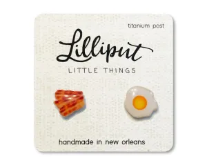 Bacon and Egg Earrings