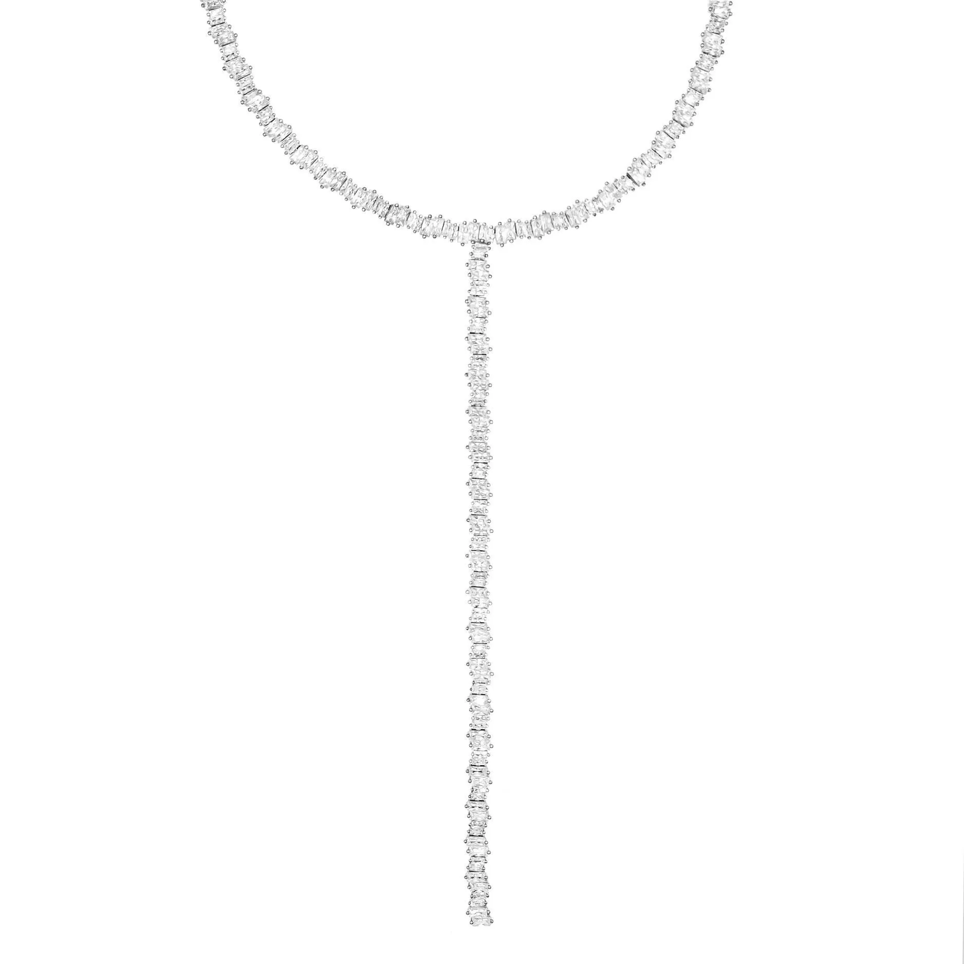 Baguette Stone Lariat