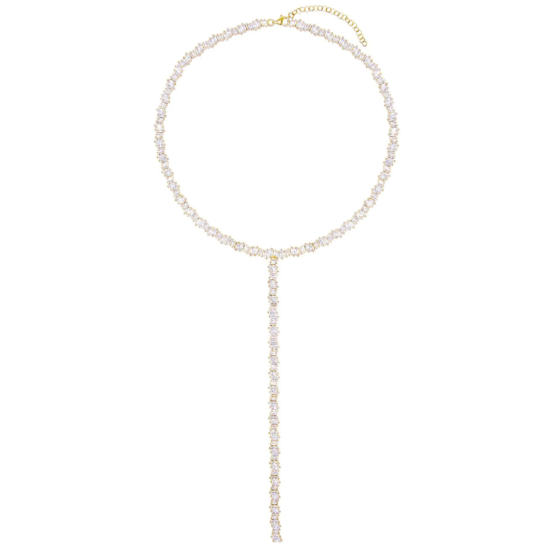 Baguette Stone Lariat