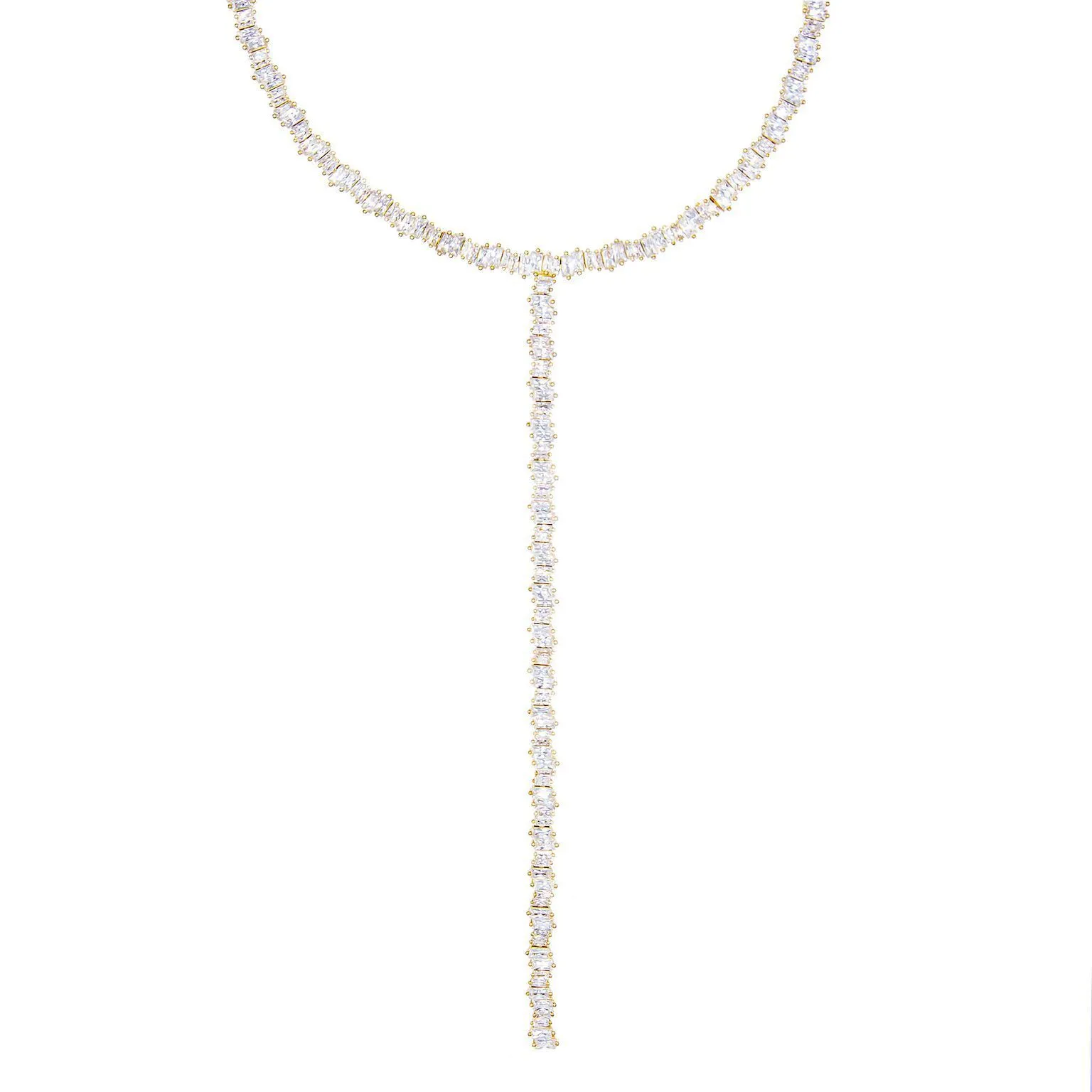 Baguette Stone Lariat