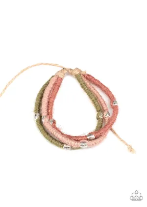 Beach Boundaries Multi Pink Paparazzi Bracelet