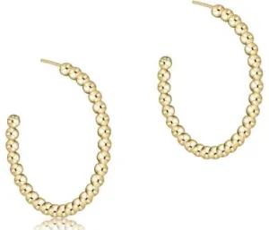 Beaded Classic 1.25" Hoop 3mm