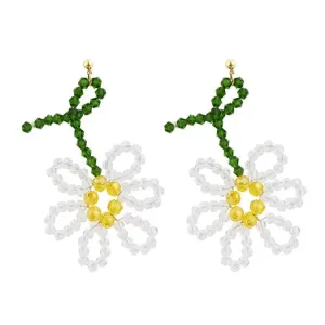 Beaded Daisy Earrings for a Fresh and Vibrant Look