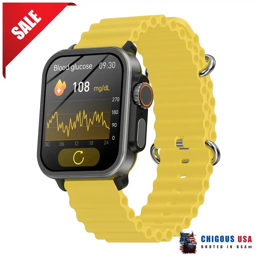 BEARSCOME VEE Bluetooth Call ECG/EKG Blood Oxygen Sleep Monitoring Music SmartWatch