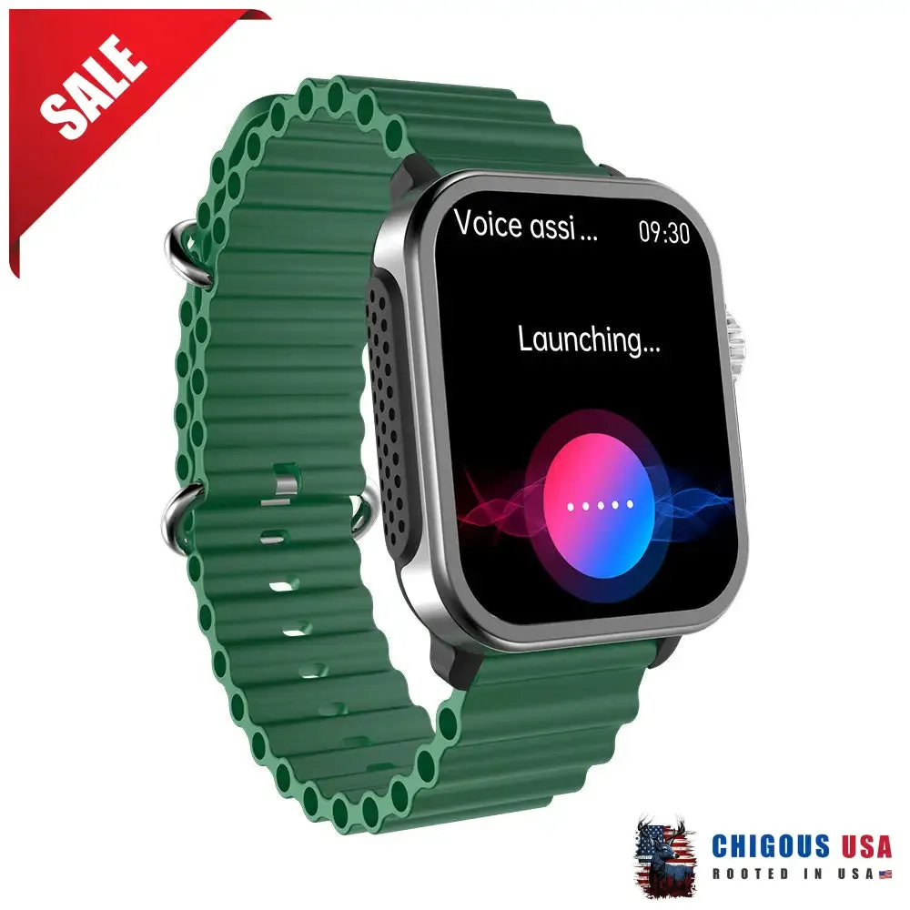 BEARSCOME VEE Bluetooth Call ECG/EKG Blood Oxygen Sleep Monitoring Music SmartWatch
