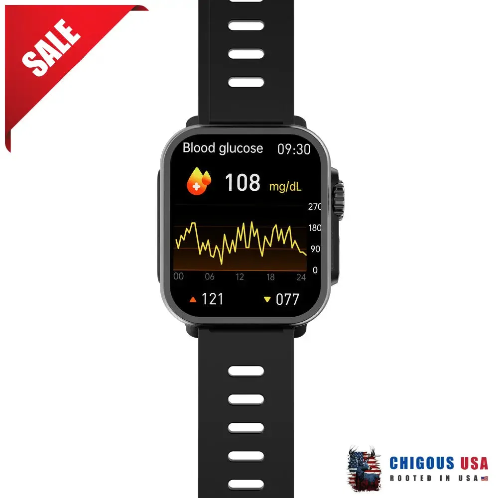 BEARSCOME VEE Bluetooth Call ECG/EKG Blood Oxygen Sleep Monitoring Music SmartWatch