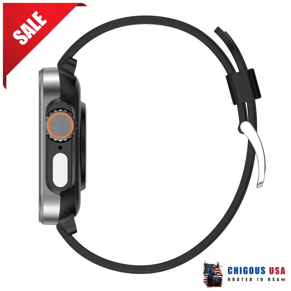 BEARSCOME VEE Bluetooth Call ECG/EKG Blood Oxygen Sleep Monitoring Music SmartWatch