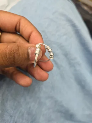 Beautiful designer real sterling silver toe rings
