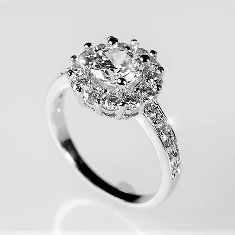 Belle 6mm CZ Cocktail Ring | 0.84ct | 2ct