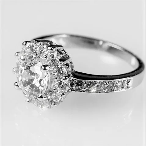 Belle 6mm CZ Cocktail Ring | 0.84ct | 2ct