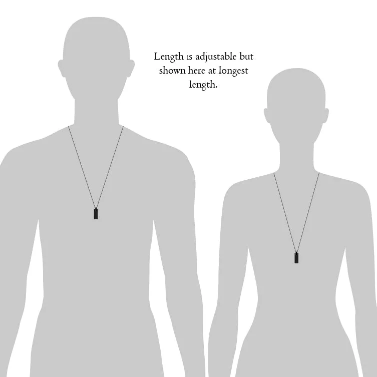 Bi-Color Smoky Quartz Pendant Necklace