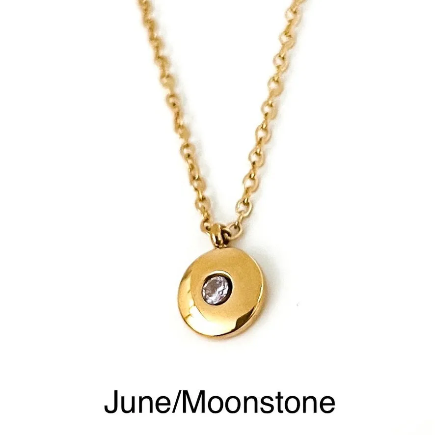 Birthstone Necklace || Choose Month