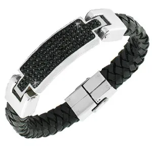 Black Hip Hop Bracelet