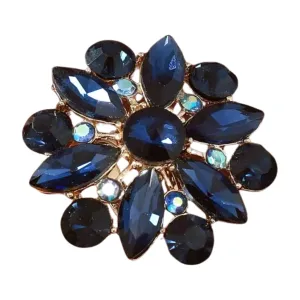 Blue Floral All-Fit Ring