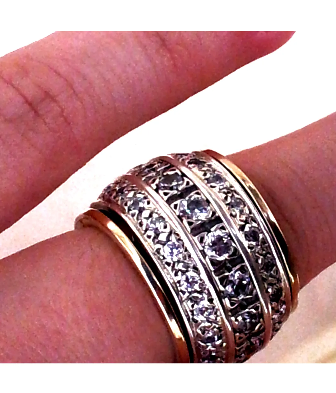 Bluenoemi Spinner Ring for woman. Israeli spinner rings