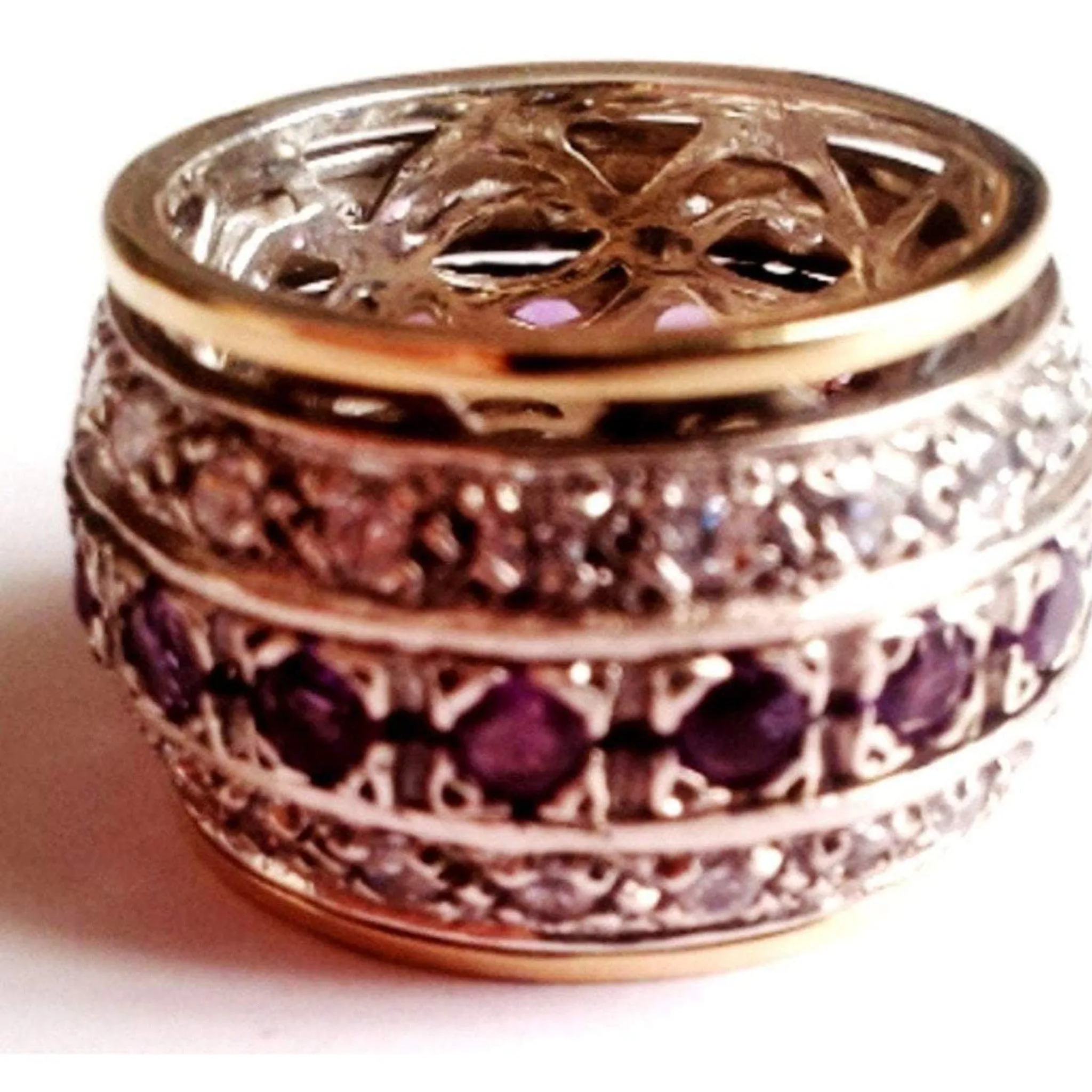 Bluenoemi Spinner Ring for woman. Israeli spinner rings