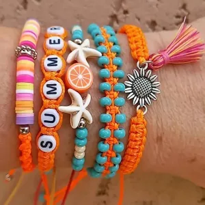 Boho Beach Bracelet - 5 Piece Set