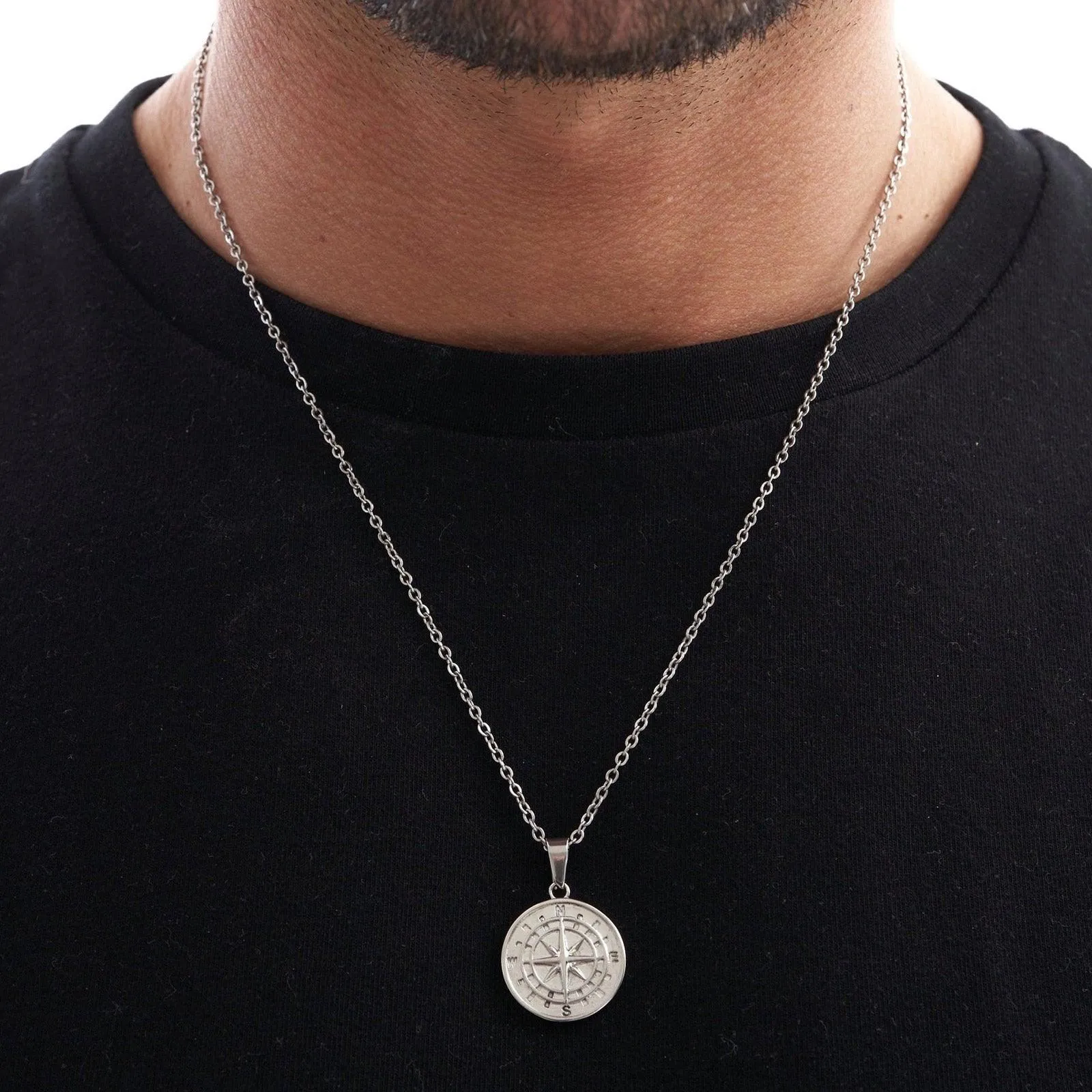 Boho Compass Pendant