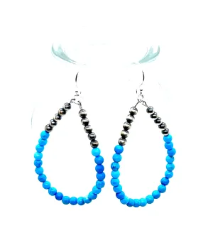 Bonnie with Turquoise and Navajo Pearls