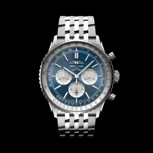 Breitling Navitimer B01 Chronograph Watch, 46mm Blue Dial, AB0137211C1A1