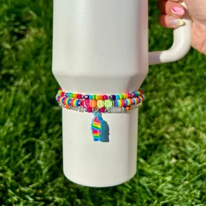Bright & Fun Lisa Boot Bracelet Stack