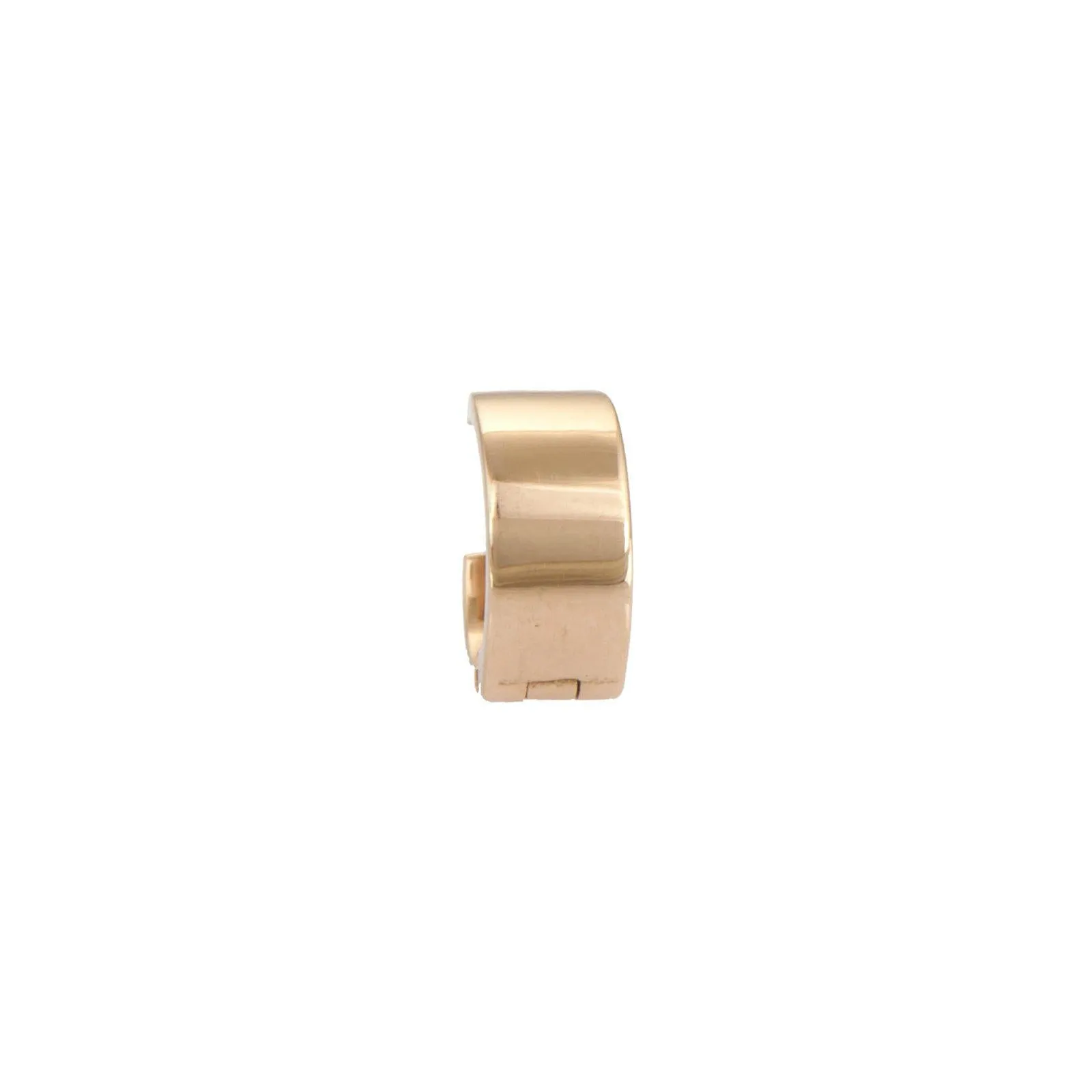 Bruna Pave Hoop Earring Gold