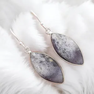 Burro Creek Jasper Solid 925 Sterling Silver Earrings