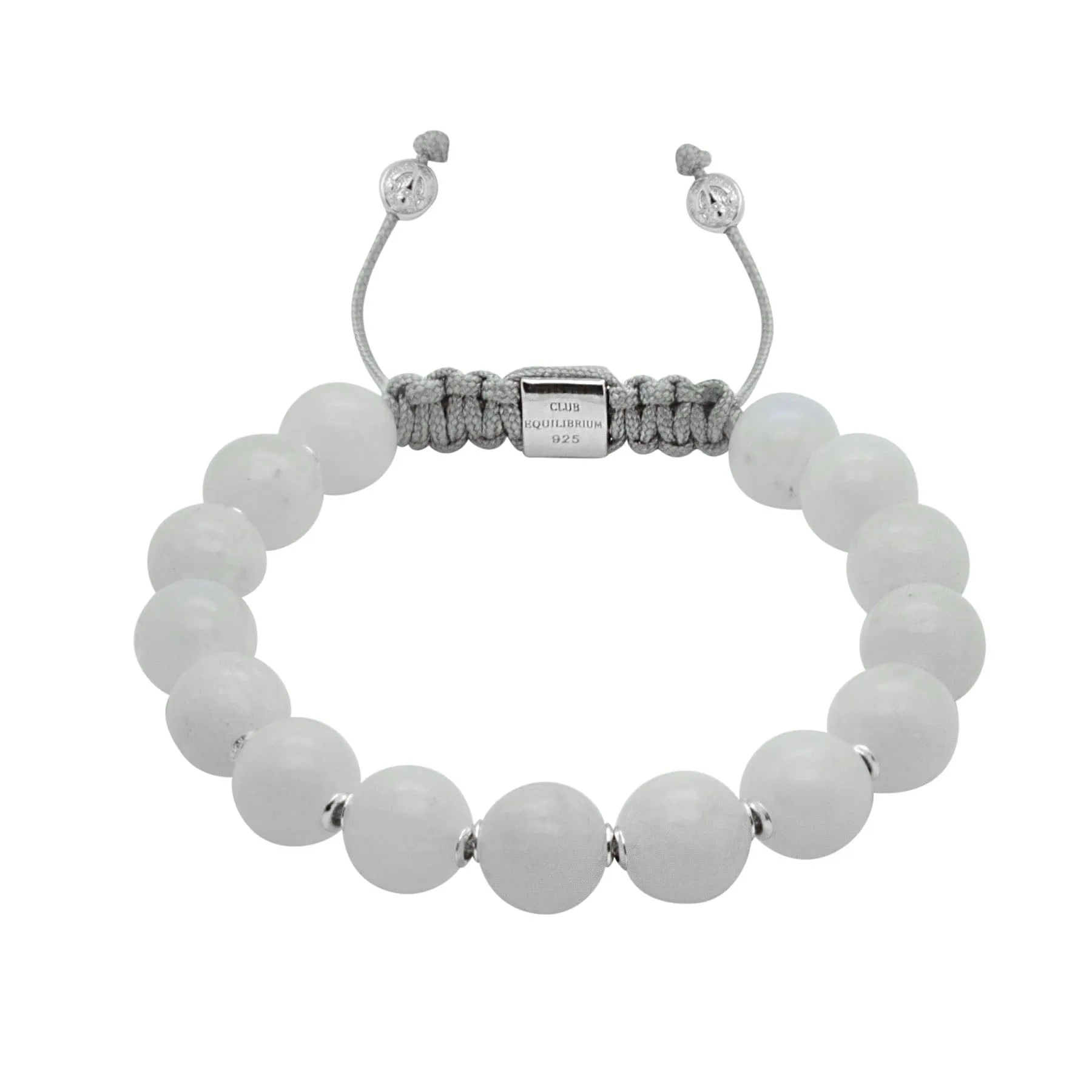 Calming Mystery | Mystic Moonstone Stone Bracelet in Gold/Silver | 10MM