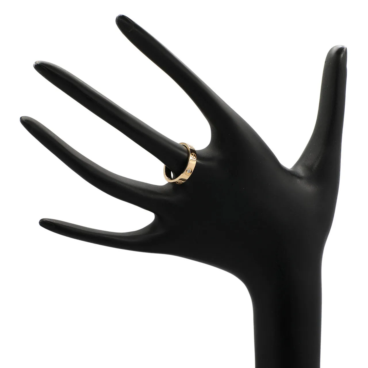 Cartier 18K Yellow Gold Diamond Love Wedding   Band