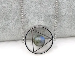 Celestial Moon Stone Necklace