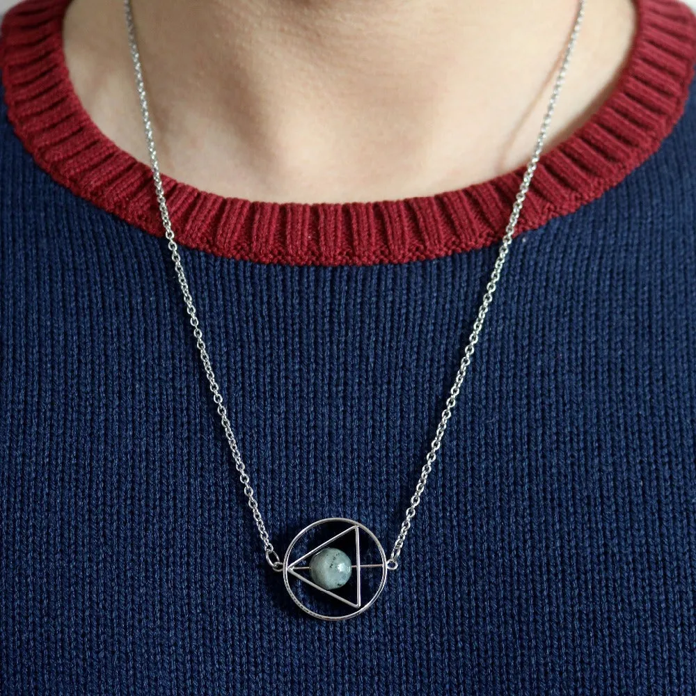 Celestial Moon Stone Necklace