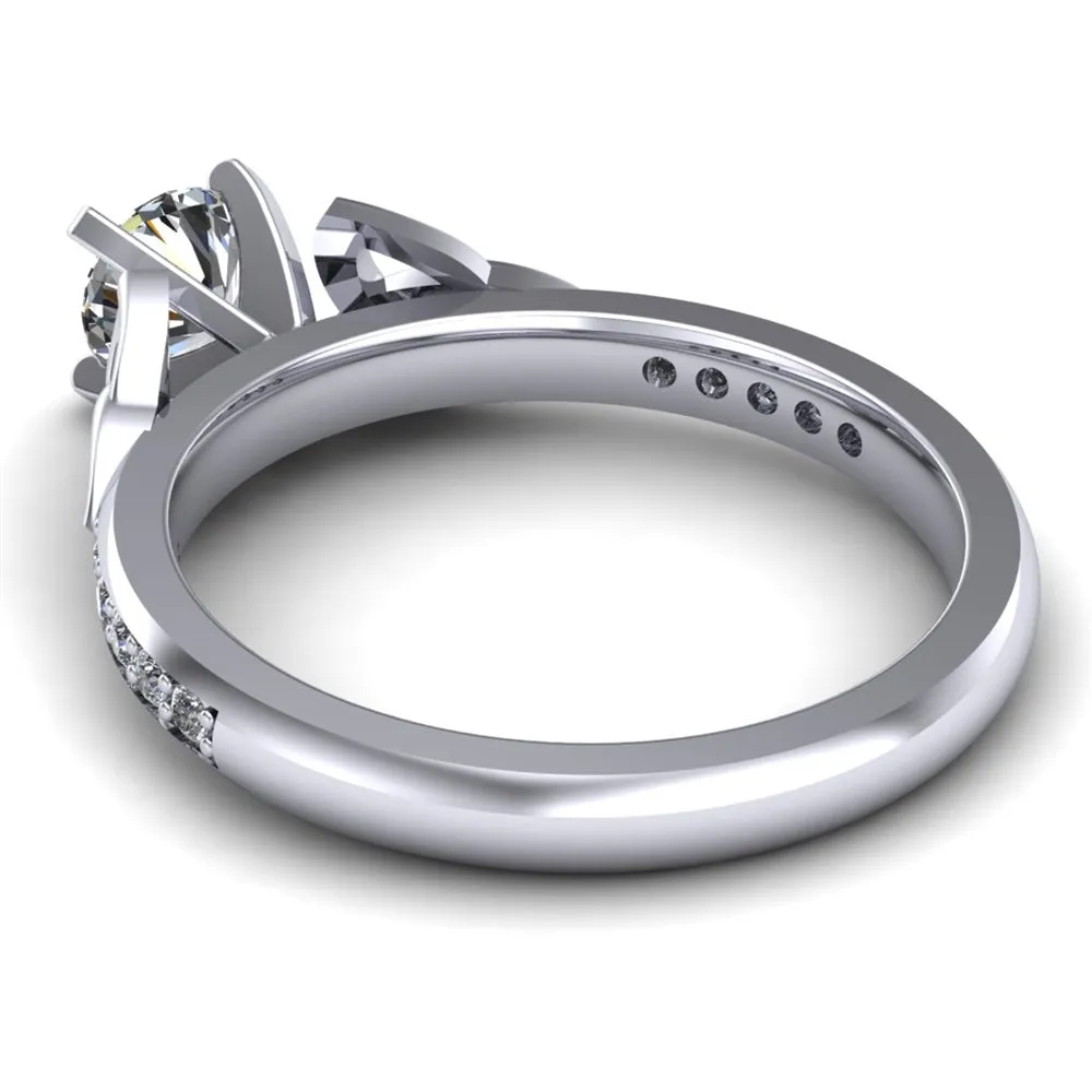 Celtic Engagement Ring AYLIN-1-PLATINUM-ROUND