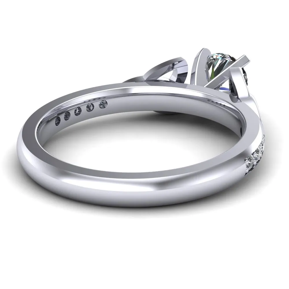 Celtic Engagement Ring AYLIN-1-PLATINUM-ROUND