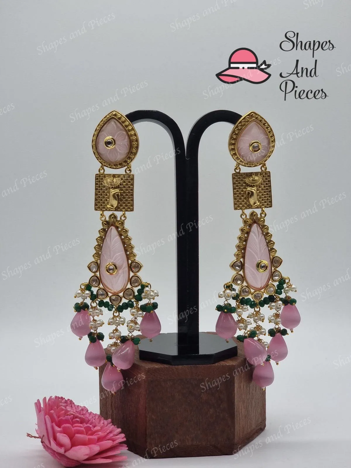 Chakra Kundan Earrings