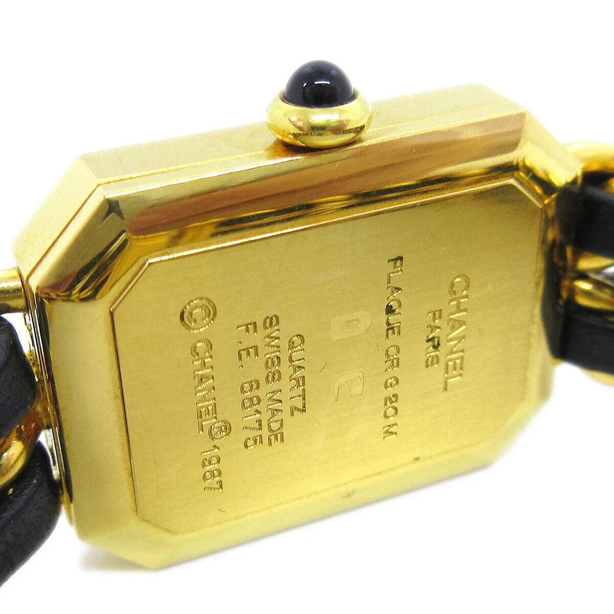 CHANEL Premiere F.E.***** #M Ladies Quartz Wristwatch PLAQUE OR G 20M 70587