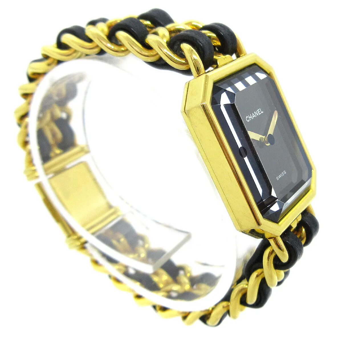 CHANEL Premiere F.E.***** #M Ladies Quartz Wristwatch PLAQUE OR G 20M 70587