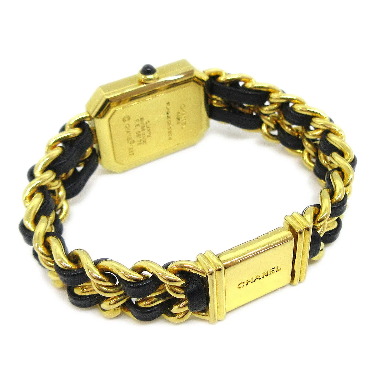 CHANEL Premiere F.E.***** #M Ladies Quartz Wristwatch PLAQUE OR G 20M 70587