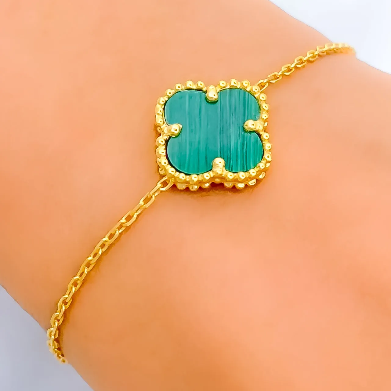 Chic Lovely 21k Gold Bracelet