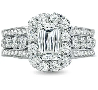 CHRISTOPHER  DESIGNS 18KW 1.02CT VS2 G GIA CERTIFIED CENTER (OTHER CENTER SIZES AVAILABLE)  1.11CT G COLOR SI1 CLARITY MOUNTING 76RS-EC100