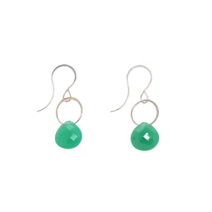 Chrysoprase Drop Earrings