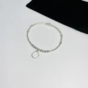 CIRCA | Silver Organic Circle Bracelet
