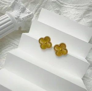 CLASSIC CLOVER EARRINGS | SOLID