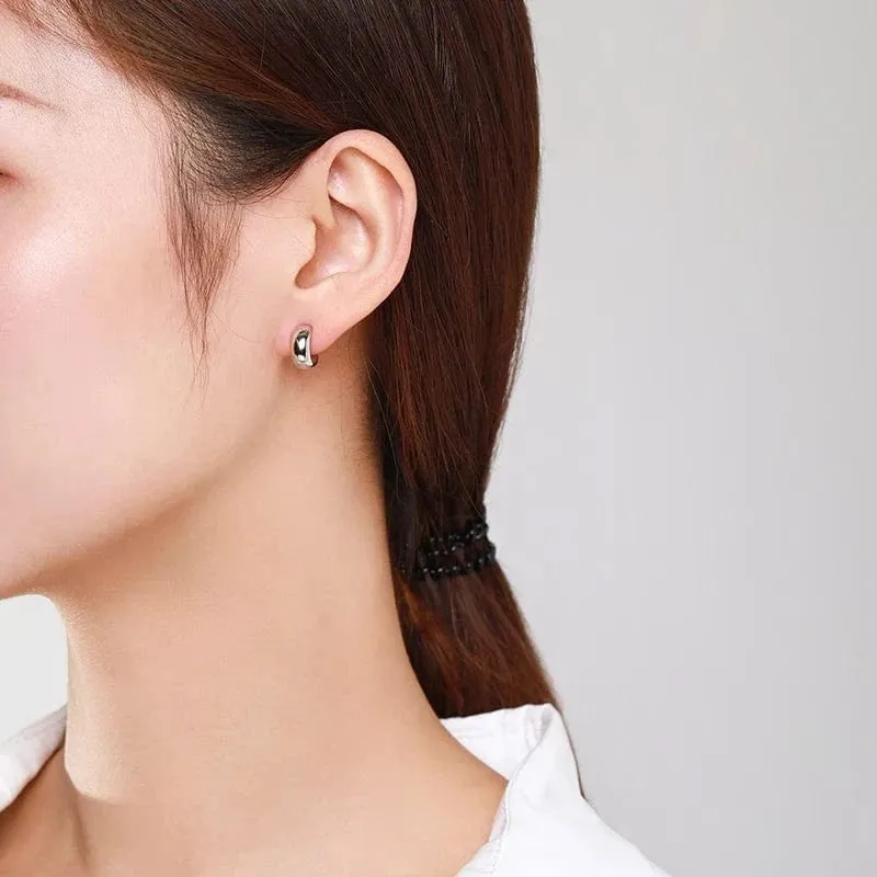 Classic Sterling Silver Element Stud Earrings