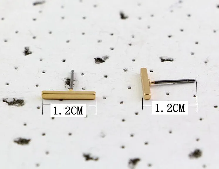 Classic T-Bar Earrings