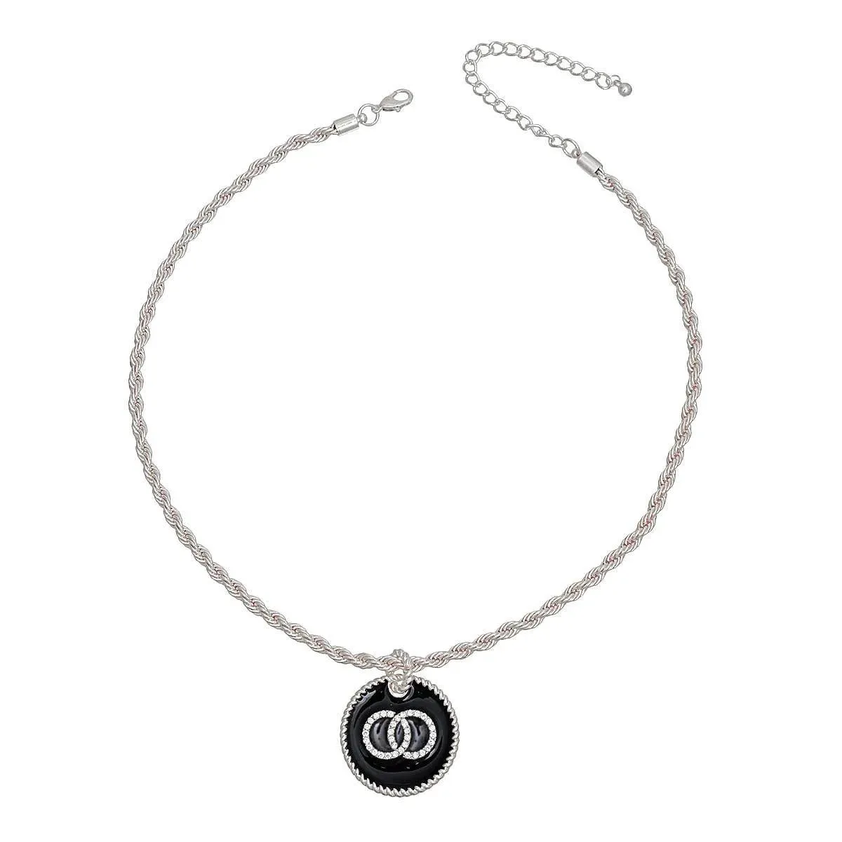 Clear Infinity Silver Necklace: Effortless Elegance - Fashion Jewelry