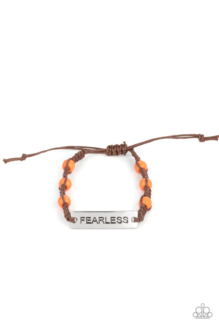 Conversation Piece Orange Paparazzi Bracelet